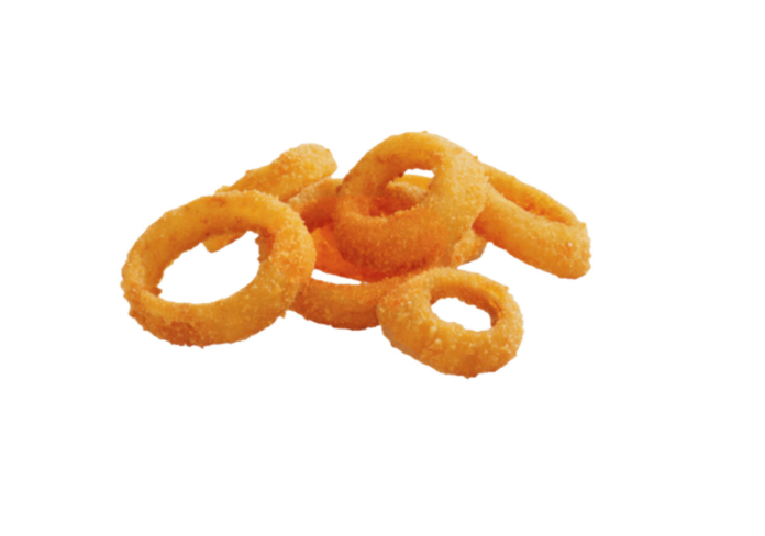 Crispy golden onion rings - Best sides at Super Burger Clovis Reedley Orange Cove